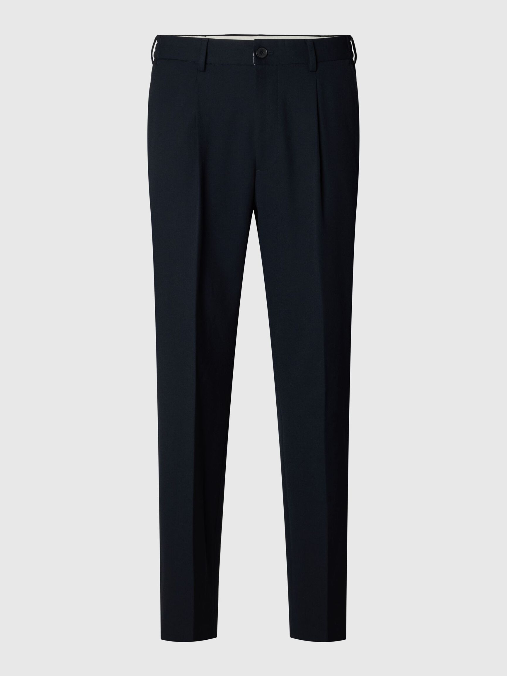 REGULAR TAPERED PANTOLON, Navy Blazer, highres