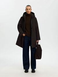 TEKNIK KUMAŞ PARKA, Black, highres