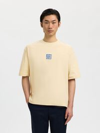 RELAXED FIT T-SHIRT, Angora, highres