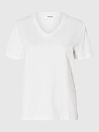 CLASSIC V-NECK T-SHIRT, Bright White, highres