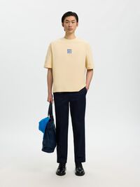 RELAXED FIT T-SHIRT, Angora, highres
