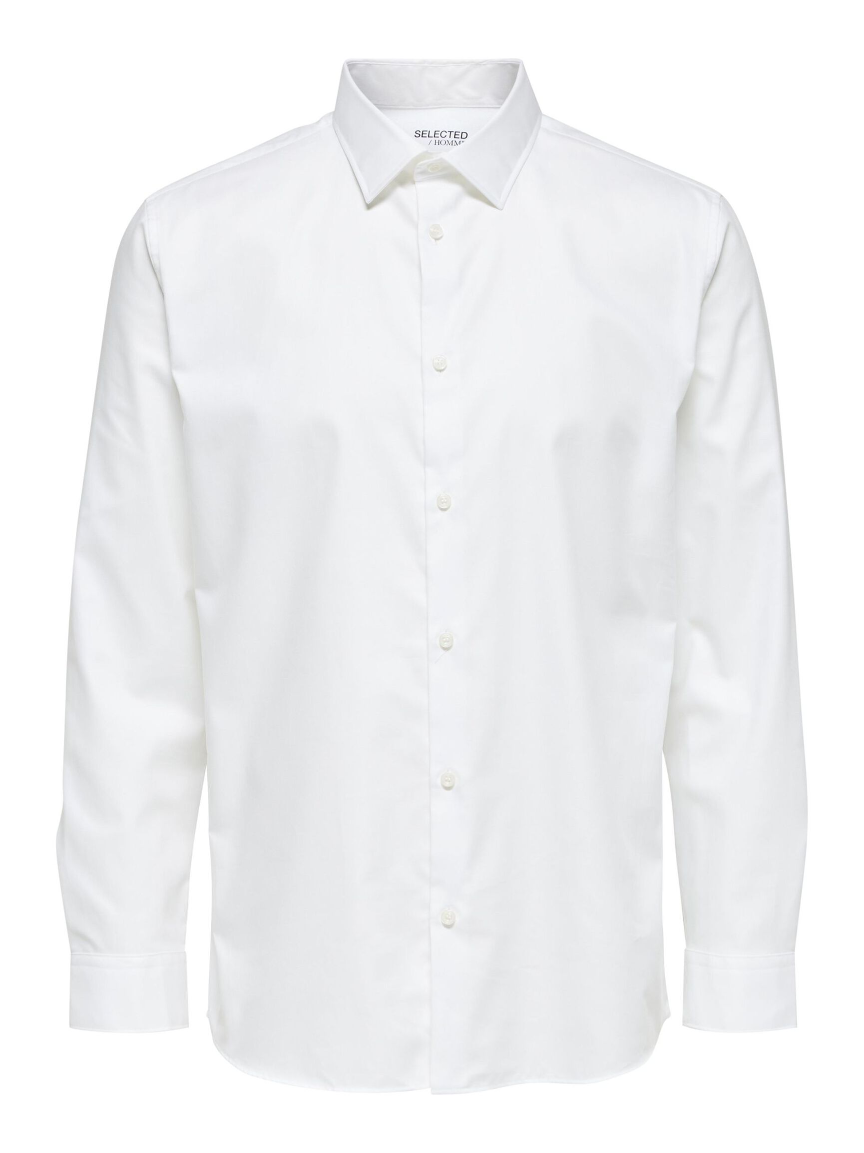 KLASIK UZUN KOLLU GÖMLEK GÖMLEK, Bright White, highres