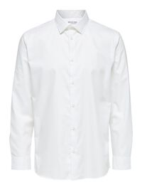 KLASIK UZUN KOLLU GÖMLEK GÖMLEK, Bright White, highres