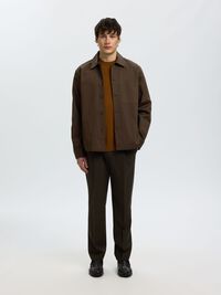 REGULAR FIT COTTON OVERSHIRT, Delicioso, highres